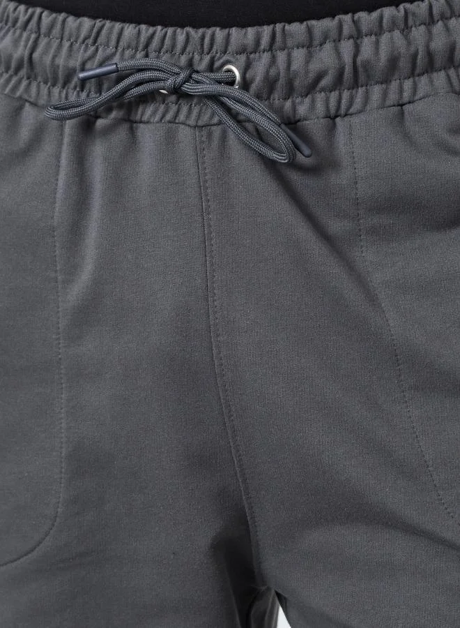 Styli  Men Charcoal Grey Oversized Joggers for Men | Best Price UAE